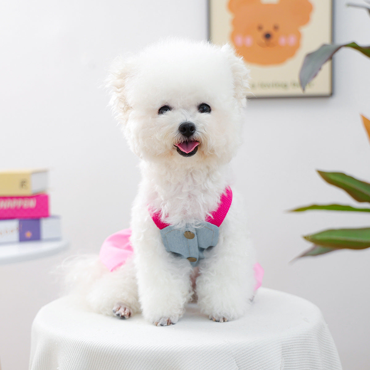 Kumago® Pink Glam Denim Dress