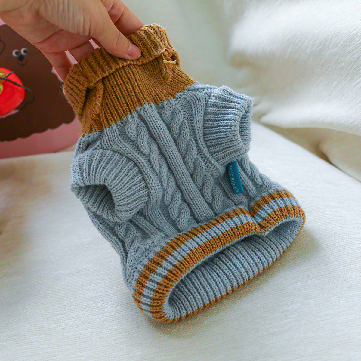 Kumago® Cable Knit Button Sweater