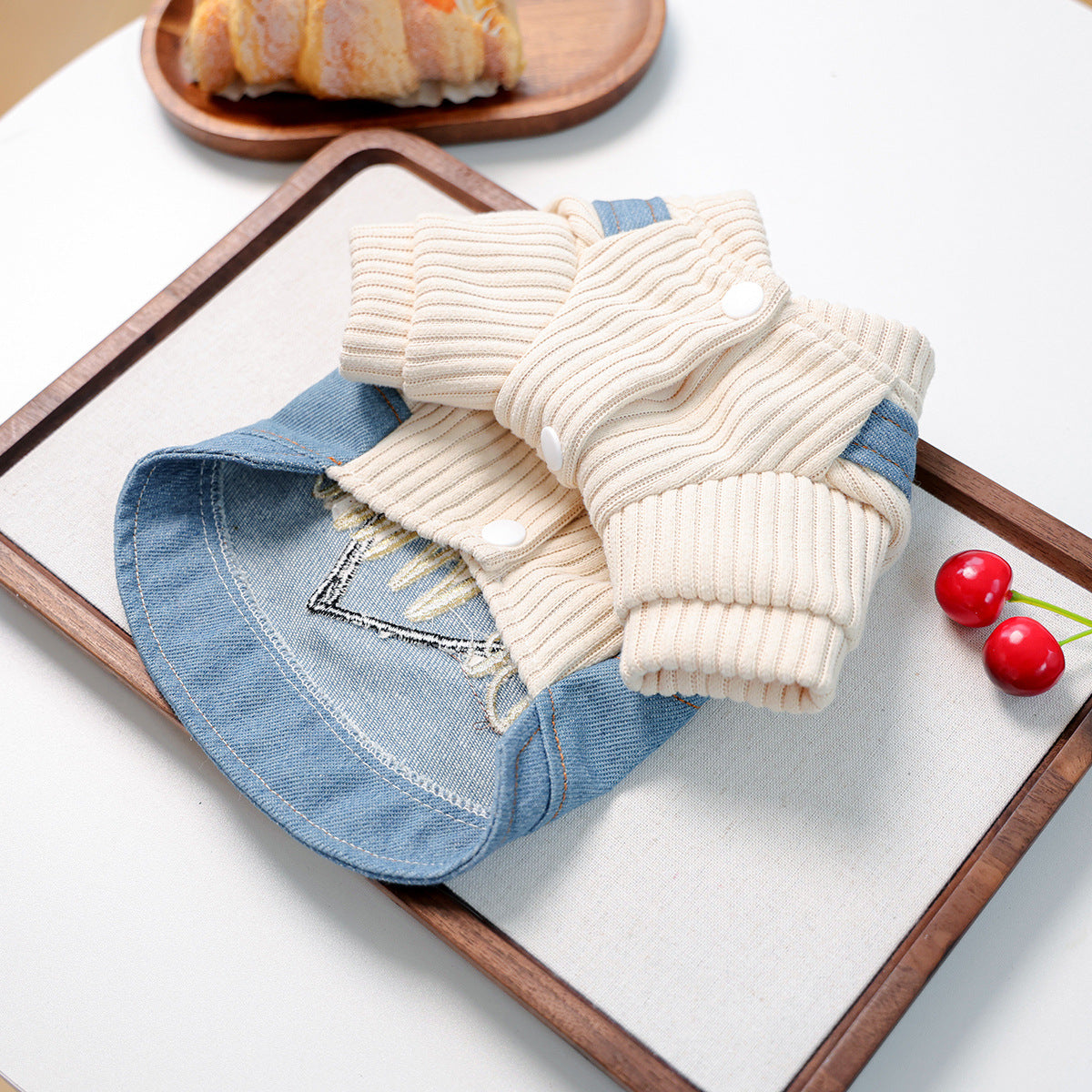 Kumago® Leopard Heart Denim Dress