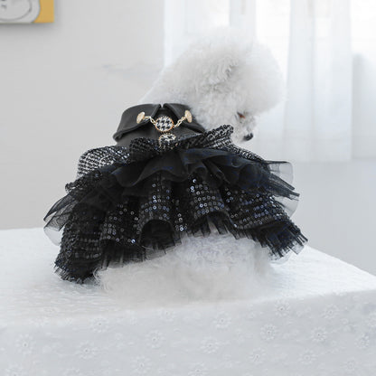 Kumago® Sequin Leatherette Dress