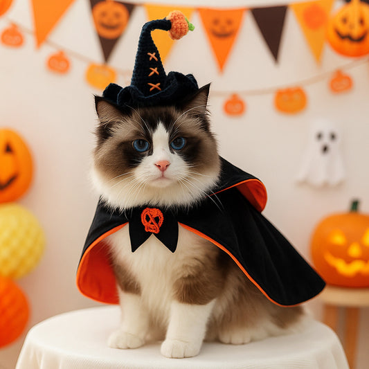 Kumago® Halloween Knitted Wizard Hat