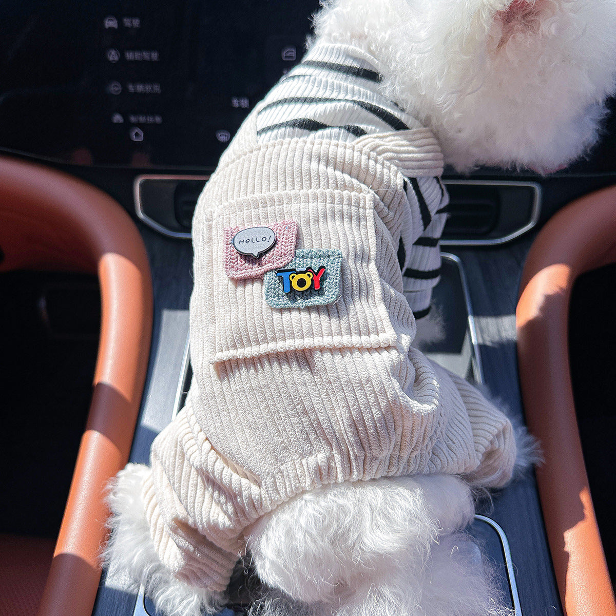 Kumago® Teddy Corduroy Overalls