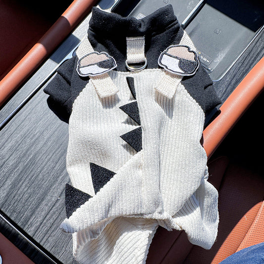 Kumago® Black Dino Overalls