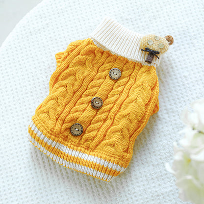 Kumago® Cable Knit Button Sweater