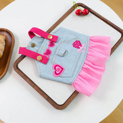 Kumago® Pink Glam Denim Dress