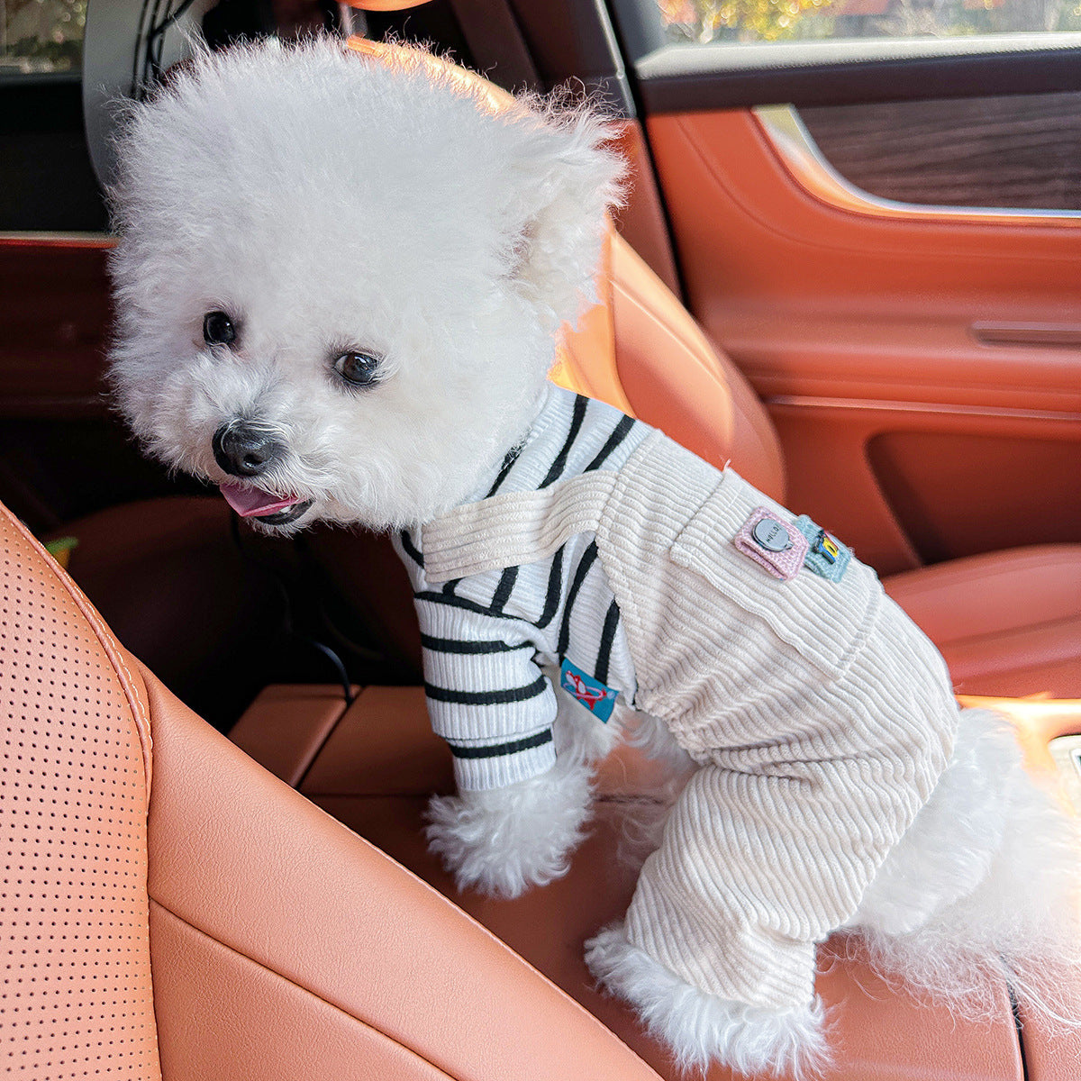 Kumago® Teddy Corduroy Overalls