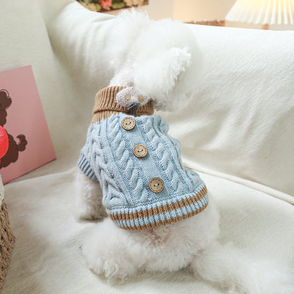 Kumago® Cable Knit Button Sweater