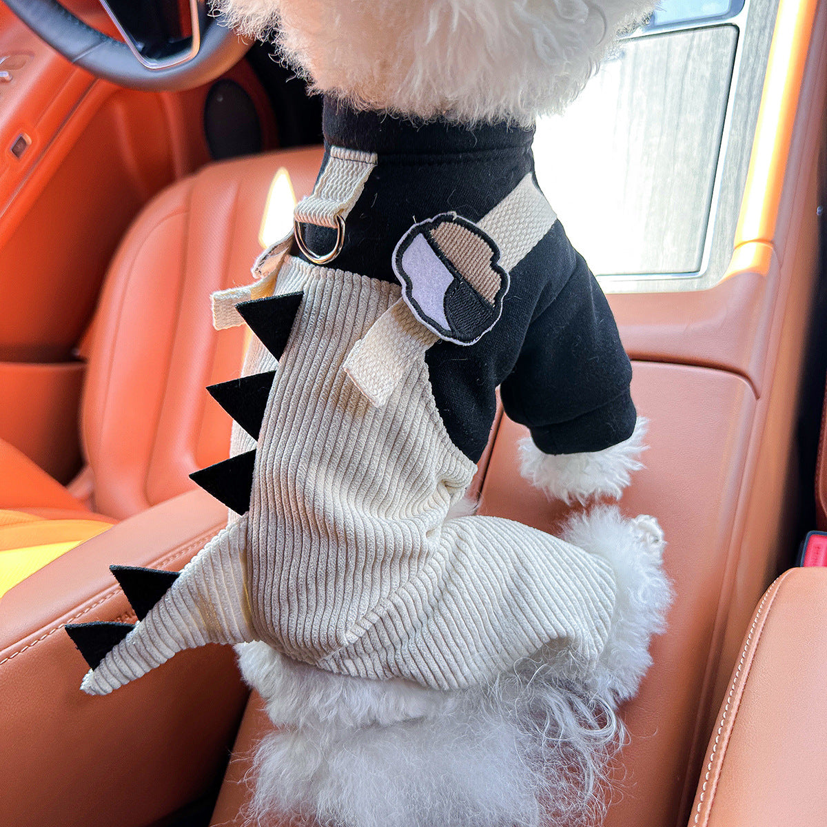 Kumago® Black Dino Overalls