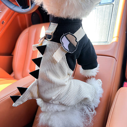 Kumago® Black Dino Overalls