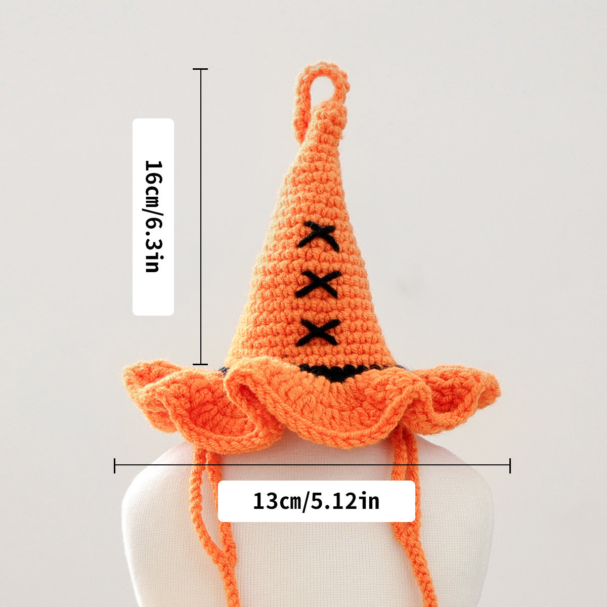 Kumago® Halloween Knitted Wizard Hat