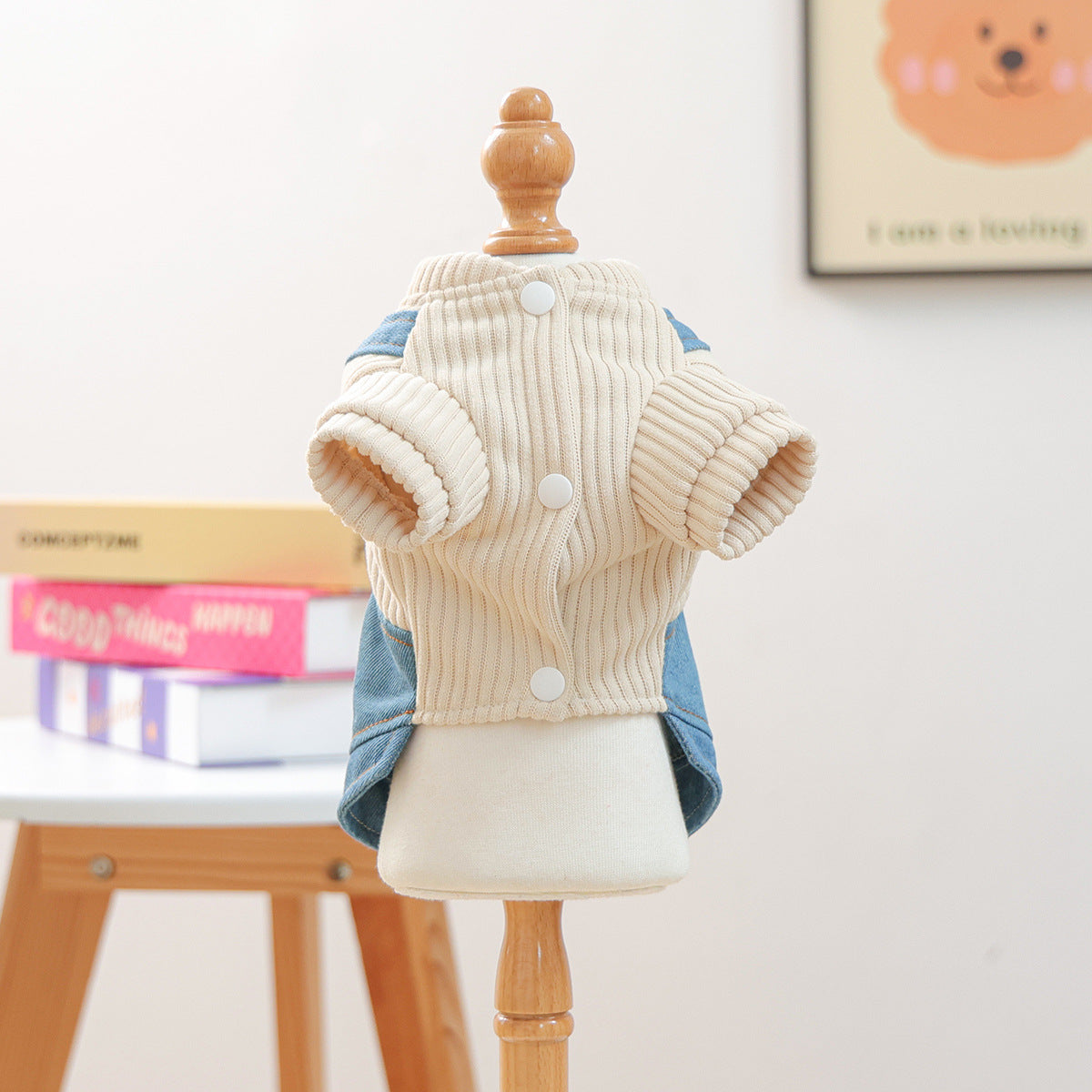 Kumago® Leopard Heart Denim Dress