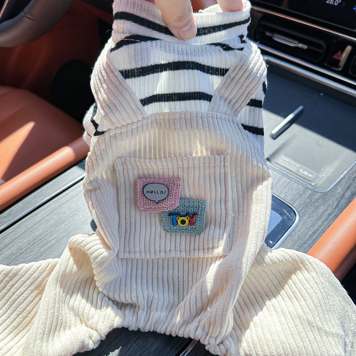 Kumago® Teddy Corduroy Overalls