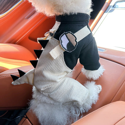 Kumago® Black Dino Overalls