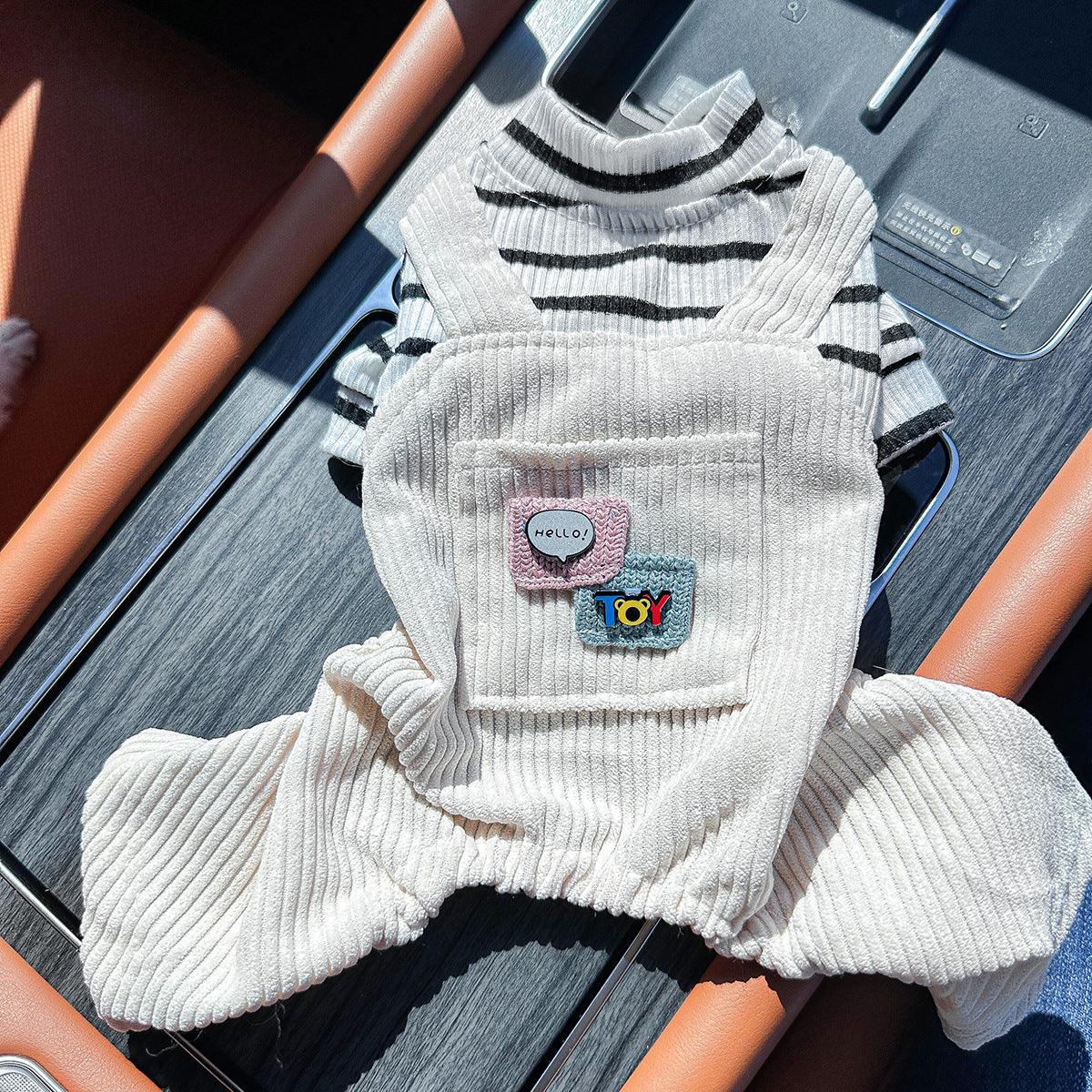 Kumago® Teddy Corduroy Overalls