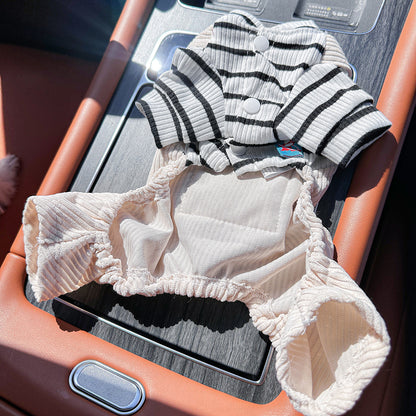 Kumago® Teddy Corduroy Overalls