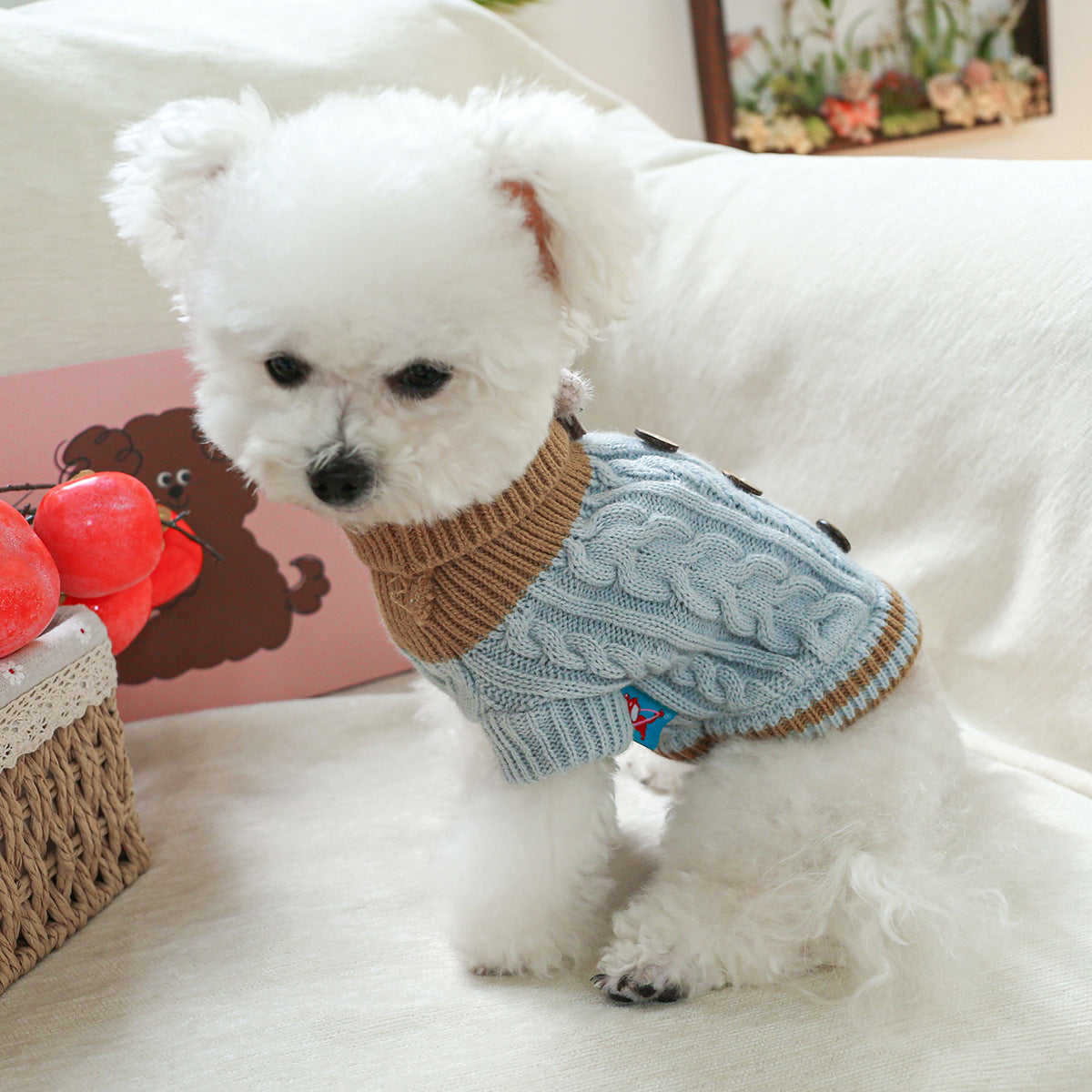 Kumago® Cable Knit Button Sweater