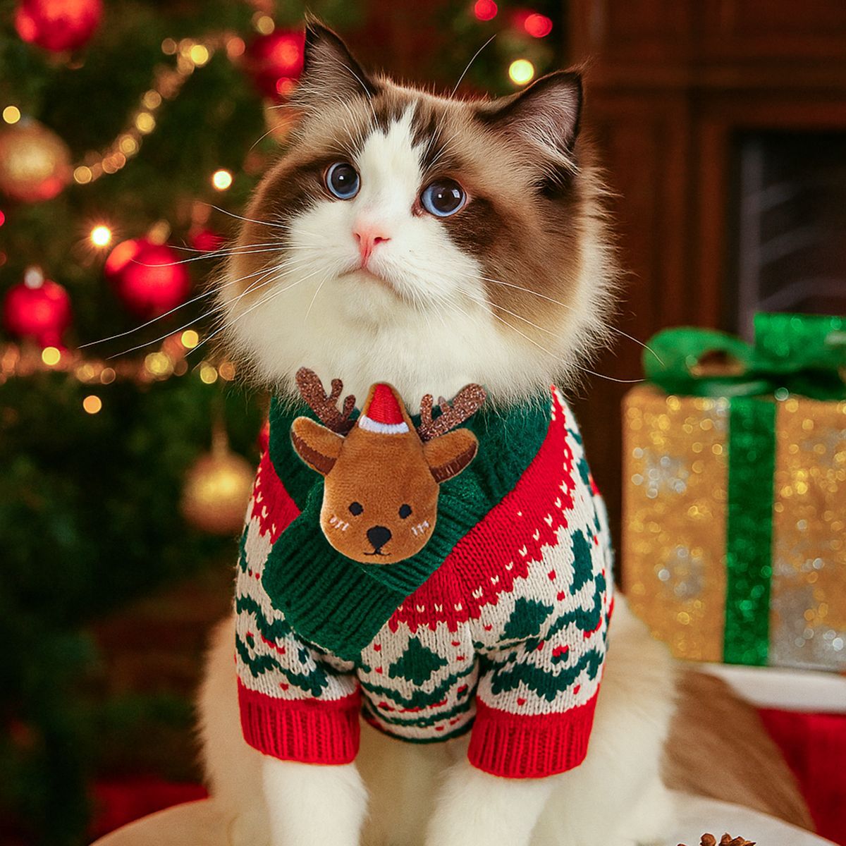 Kumago® Christmas Reindeer Scarf