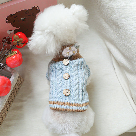 Kumago® Cable Knit Button Sweater