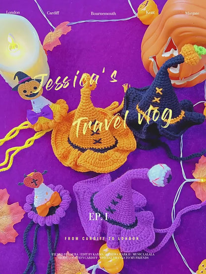 Kumago® Halloween Knitted Wizard Hat