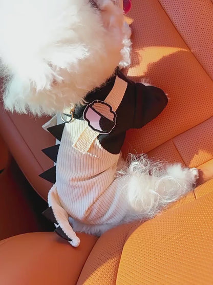 Kumago® Black Dino Overalls